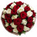 bouquet of red and white roses. New Zealand
