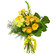 Yellow bouquet of roses and chrysanthemum. New Zealand